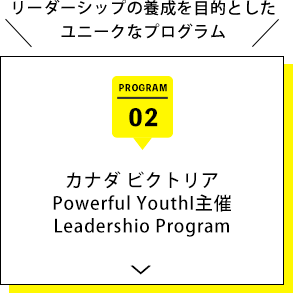 カナダ ビクトリア Powerful Youth主催 Leadership Program